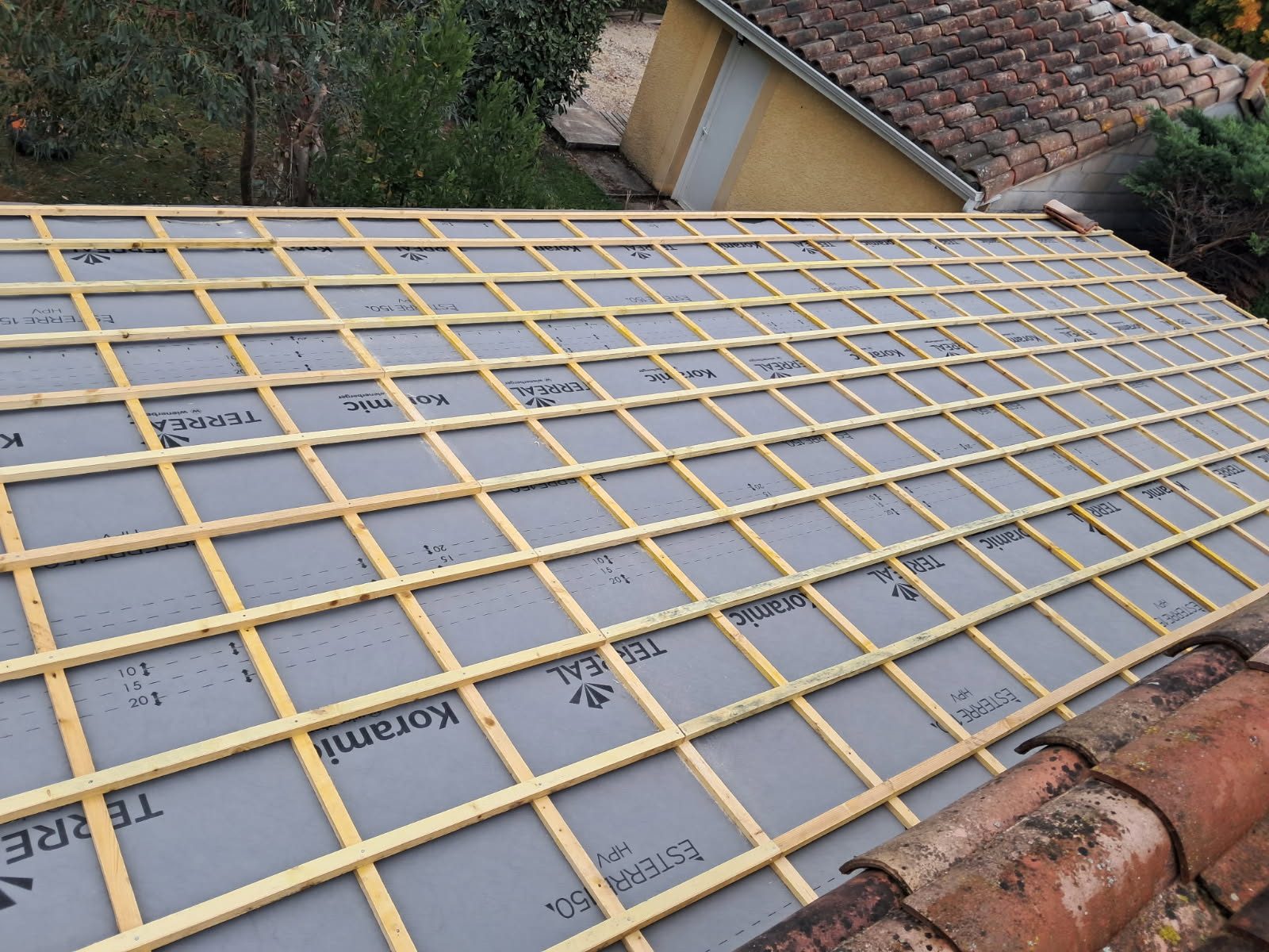 Travaux de toiture, avant